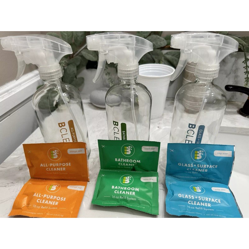 Boulder Clean Surface Cleaning Refill Kit - 16oz, Includes 3x