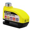 FD-MOTO Alarm Disc Lock & Reminder Cable Black/Yellow Green