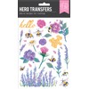 Hero Arts RT100 Bees and Florals Hero Transfers Rub-on Designs