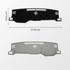 KUST Black Dash Cover Compatible with Toyota Tacoma 2024-2026 &