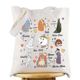 G2TUP Fantasy Land Mama Canvas Tote Bag Mother's Day Ideas Gift Magic World Mom Shoulder Bag Dreamworld Mother Merch, Dreamworld Mama Tg, Large