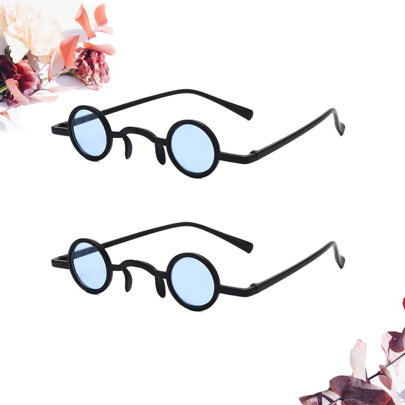 SAFIGLE 2pairs Retro Funny Sunglasses for Men Women Decor Glasses