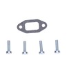 Silencer with Screw Silencer Silencer Seal with Screw for Chainsaw