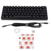 Mechanical Keyboard 61 Keys Three Modes Support Wireless Portable Ergonomic