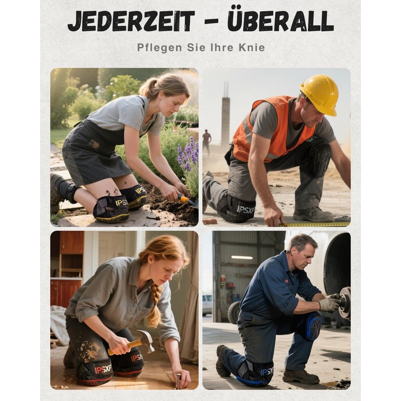 IPSXP Professional Knee Pads (Black)