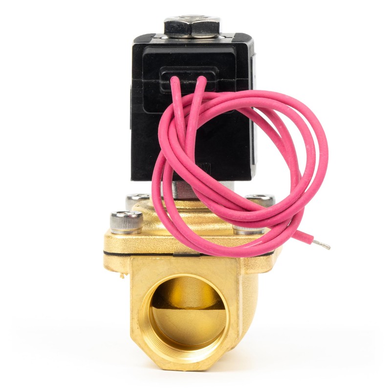 U.S. Solid 3/4 Inch Solenoid Valve - Brass AC 230