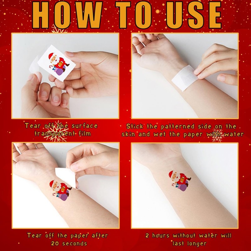 Children's Christmas Tattoo