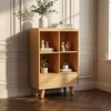 YOSHOOT 4 Cube Bookshelf with 1 Drawer - 21.7" Wood