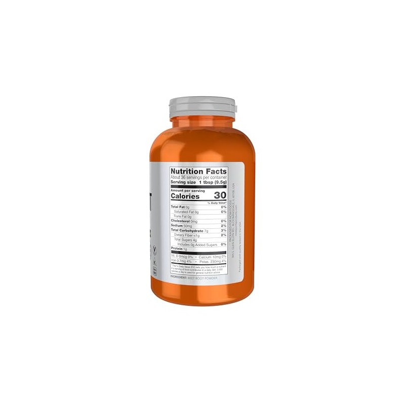 NOW Sports Beet Root Powder, 12-Ounce