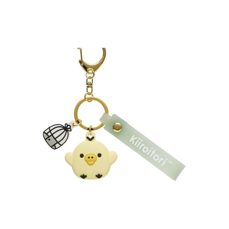 AB26503 Rilakkuma Mascot Key Chain Kiiroitori, yellow bird (kiiroitori)