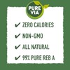 PURE VIA Stevia Sweetener Packets, Sugar Substitute, Natural Sweetener, Zero
