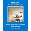 NICOR DLR56609120SWHBF DLR56(v6) 5/6-inch White 900 Lumen Selectable Recessed LED