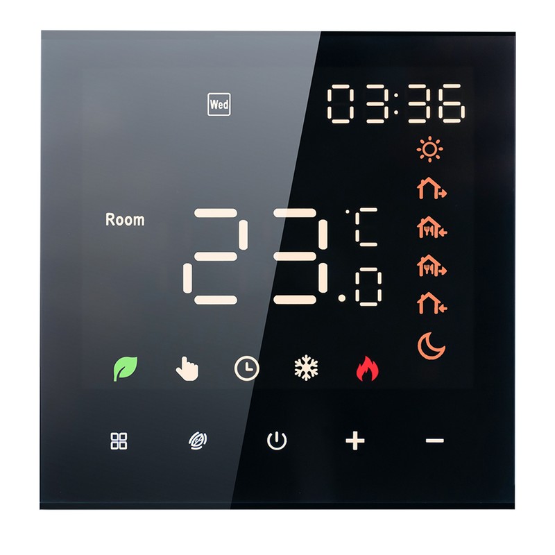 Smart Thermostat 16A Digital Programmable LCD Display Touchscreen Underfloor Heating