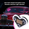 Solar Heart LED Car Light – 6 Lighting Modes, Vibration