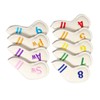 9pcs/set PU Waterproof Golf Club Iron Cover with Numbers Thickening