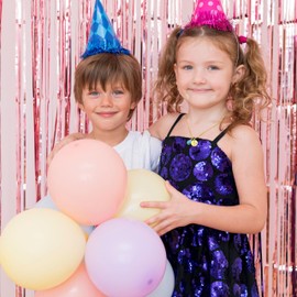 JoycuFF 9 Year Old Birthday Gifts, Gifts for 9 Year Old 9th Birthday Gifts for Her December Birthstone Necklace Birth Flower Necklace Gift Dainty Necklace for Her Blue Topaz Narcissus