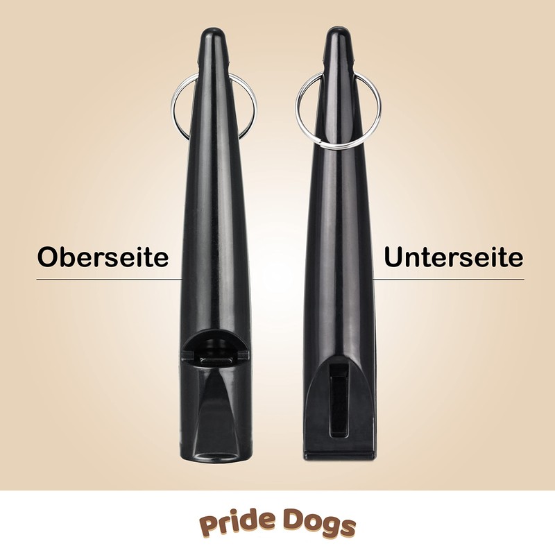 PrideDogs Dog Whistle with Whistle Strap - Perfect for Dog