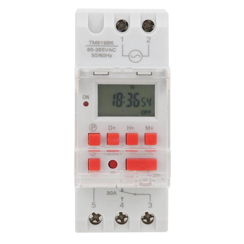 Programmable Digital Timer Switch, Programmable Timer Switch For Lights AC
