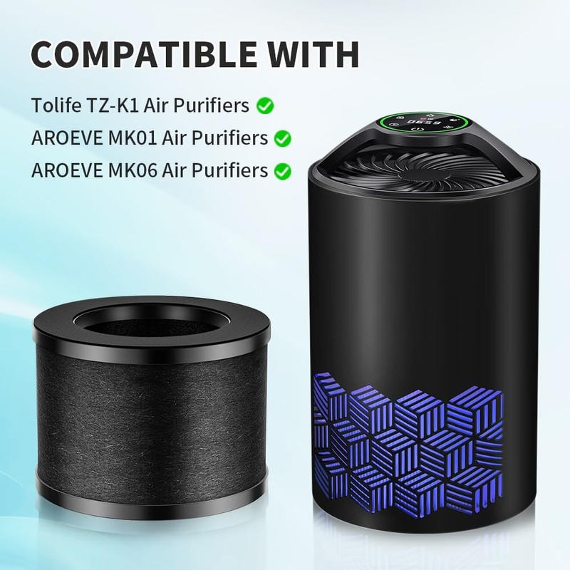 FFYan Air Purifier Parts - Compatible Filter for ToLife TZ-K1,