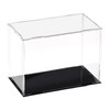 sourcing map Acrylic Clear Display Case Box Dustproof Protection Showcase