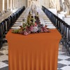 DREAMANIA Table Skirts for 8ft Rectangle Tables - 1PCS Light