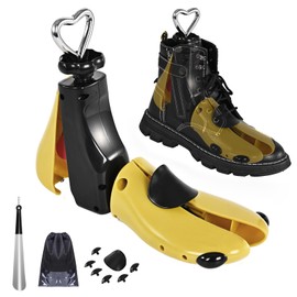 UHIAGREE Shoe Stretcher Women Men, Boot Stretcher Women, Adjustable Unisex Boot Wide Feet (Yellow(For Wm's 6-11;Men's 5-9.5, Not a Pair)), Yellow, Yellow(1 Pack for Women Size 6-11, Men's 5-9.5)