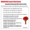 2 Pcs Control Dial Knob Compatible with Honeywell Water Heater