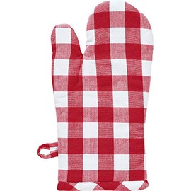 REDBEST Oven Glove Cotton Red Size 15 x 30 cm