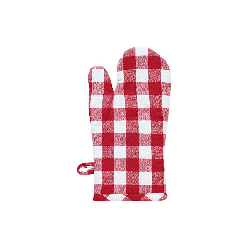 REDBEST Oven Glove Cotton Red Size 15 x 30 cm