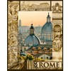 Saddle Mountain Souvenir Rome Italy Laser Engraved Wood Picture Frame
