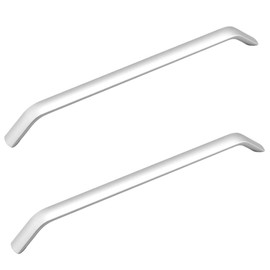 BOZONLI 2 Pcs Silver Kitchen Cupboard Handles Cabinet Handles Drawer Handles Aluminum Alloy Bathroom Handles (Hole Spacing 224mm)
