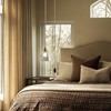 dareyu 6" Plug in Pendant Light, Vintage Mini Glass Hanging