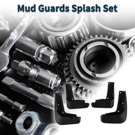 TUCKBOLD Mud Flaps Splash Guards for Volkswagen C-Trek 2018-2019 W/Mount Accessories Mud Guards Front and Rear 1 Set