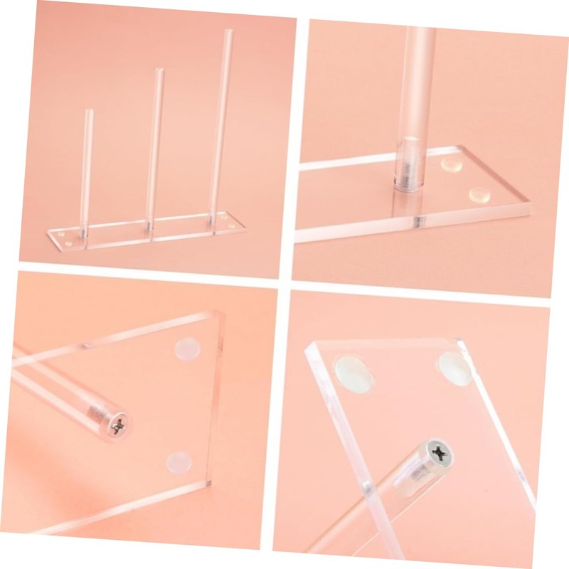 Ciieeo Bracelet Holder Hair Tie Organizer Acrylic Scrunchie Holder Stand