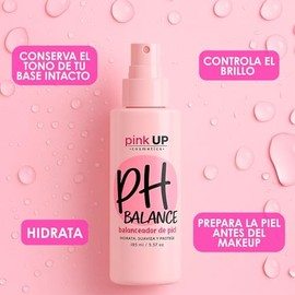 PINK UP | PH Balance | Balanceador de PH Facial | Hidrata y suaviza la piel | Reduce brillo sin alterar el maquillaje | Skin care | Tonico facial | Mo