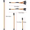 RUNCCI-YUN 20 pcs Cavo di Prolunga Servo, Cavo prolunga JR,RC