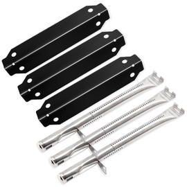 AJinTeby Grill Replacement Parts for Dyna Glo DGC310CNP-D, DGC310BNP-D, DGC310RNP-D, Heat Plates Tents Shields, Burner Tubes for Dyna-Glo 3 Burner Open Cart Propane Gas Grills