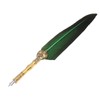 Feather Pen Exquisite Vintage Elegant Stainless Steel Smoothly Writing Wear