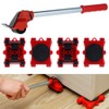Furniture Lifter Mover Tools Set Heavy Duty 5 Pcs Furniture