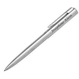 Original Waterman® Graduate Matt C.C. S0038260 Ballpoint Pen with Laser Engraving Engraved (High Gloss Chrome)