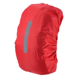 M METERXITY Waterproof Backpack Rain Cover, 30L-40L Waterproof Backpack Cover, Bag Rain Cover with a Vertical Reflective Strap for Hiking/Biking/Camping/Outdoor Traveling [Red]