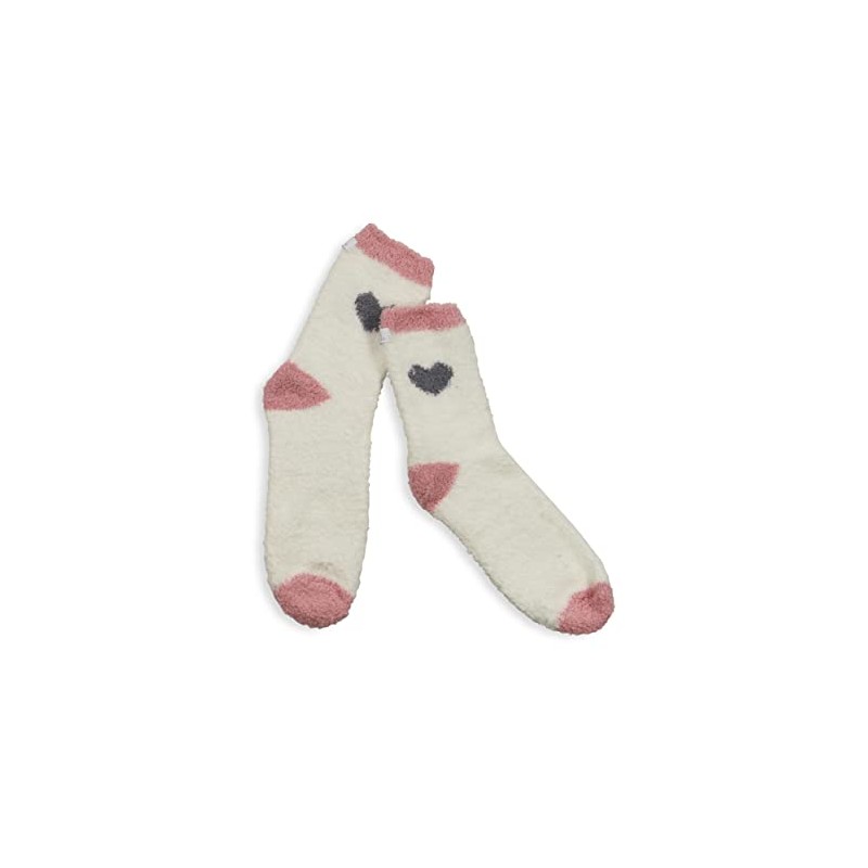 Karen Neuburger Women's Fuzzy Glitter Socks, Crblsh/Qkslvhrt, One Size