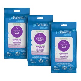 Dr. Brown's 3 Piece Tooth and Gum Wipes