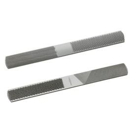 YKLP 8inch Wood Rasp File 4 Way High Carbon Steel Hand File Half Round & Flat Files,Wood Rasp Set for Sharping Metal