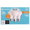 EcoSmart 75-Watt Equivalent R20 Dimmable LED Light Bulb Soft White