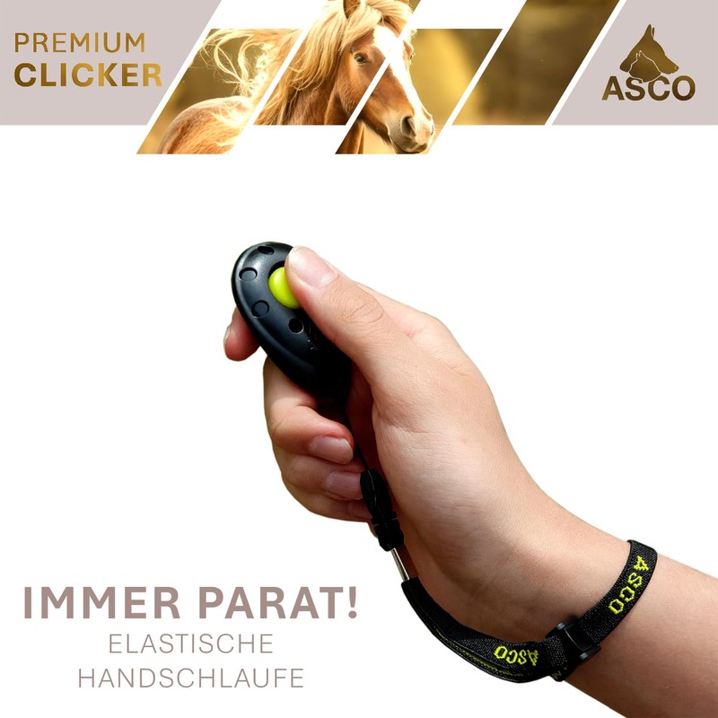 ASCO ASCO-04PA Premium Clicker, Dog and Cat Clicker for Professional
