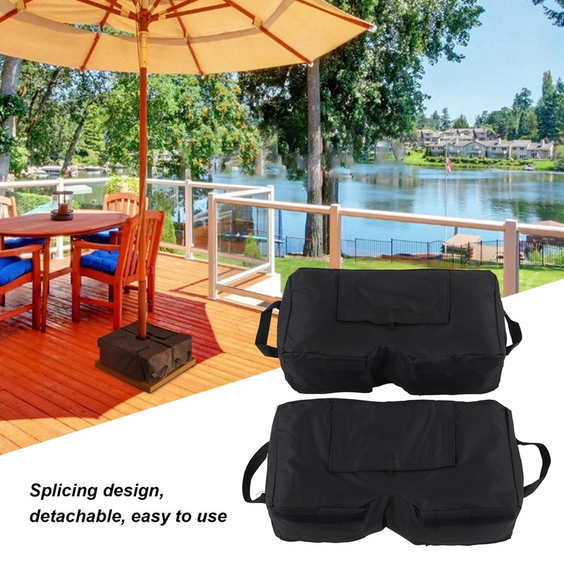 Umbrella Base Sandbag Detachable Square Parasol Heavy Weight Bag for