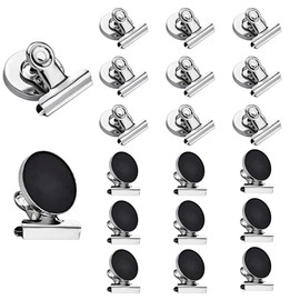 20PCS Magnetic Clips Strong Fridge Magnet Hook Clip for Family School Freezer Kitchen Refrigerator, 31mm Wide Scratch Safe