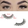 FARRED Natural False Eyelashes Cat Strip Invisible Band Faux Mink