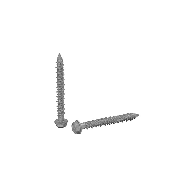 CONFAST 3/16" x 1-3/4" Concrete Screws 410 Stainless Steel Hex